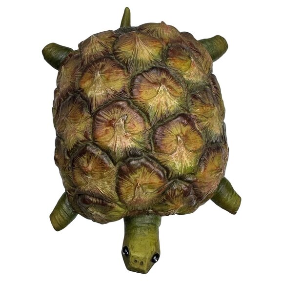 Enesco Home Grown Anthropomorphic Pineapple Turtle Fruit Figurine Tortoise 2005 - Picture 9 of 11